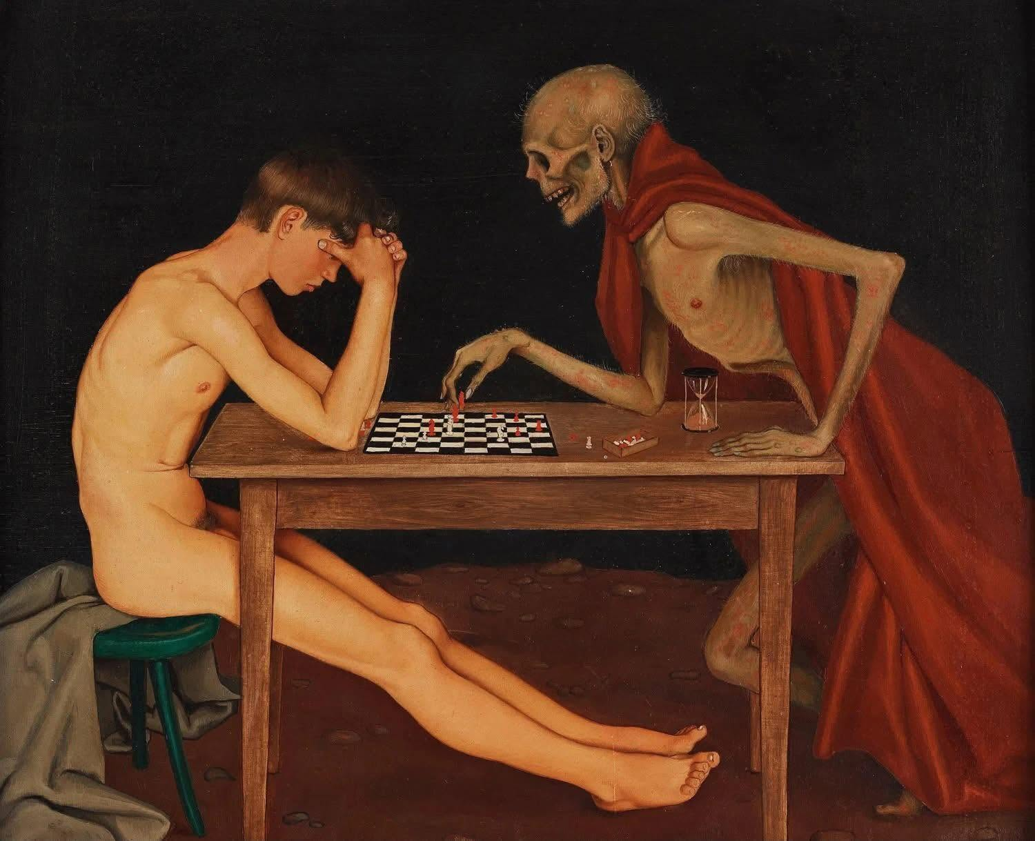 Victoria Mortis by Owe Zerge, 1921, full painting