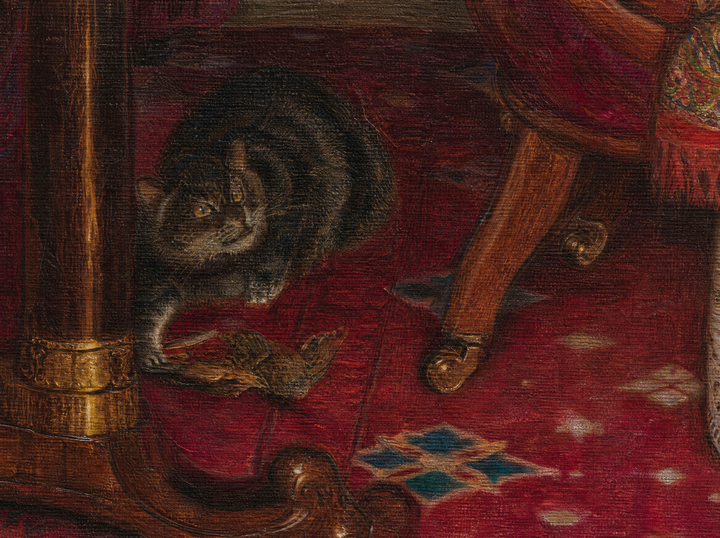 The cat and the bird