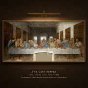 Museum placard: The Last Supper, Leonardo da Vinci