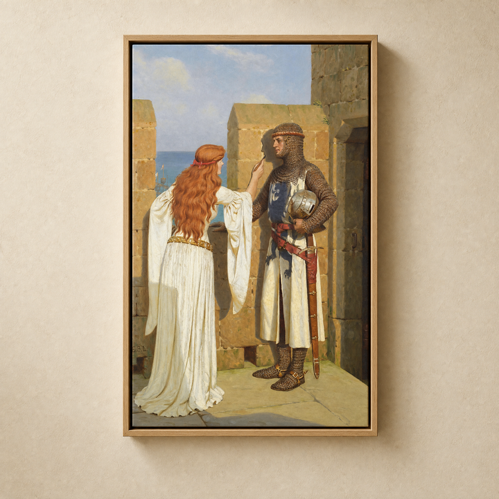 The Shadow 1909 canvas in oak floating frame